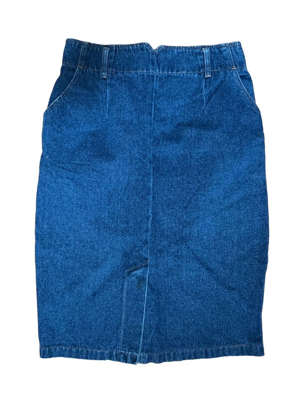 Vintage Shades Long Denim Jean Women's Skirt Sz 16 Style 1439- Made USA